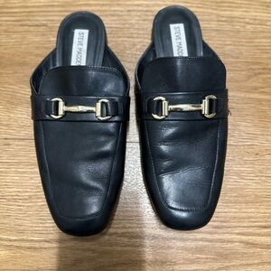 Steve Madden Black Mule